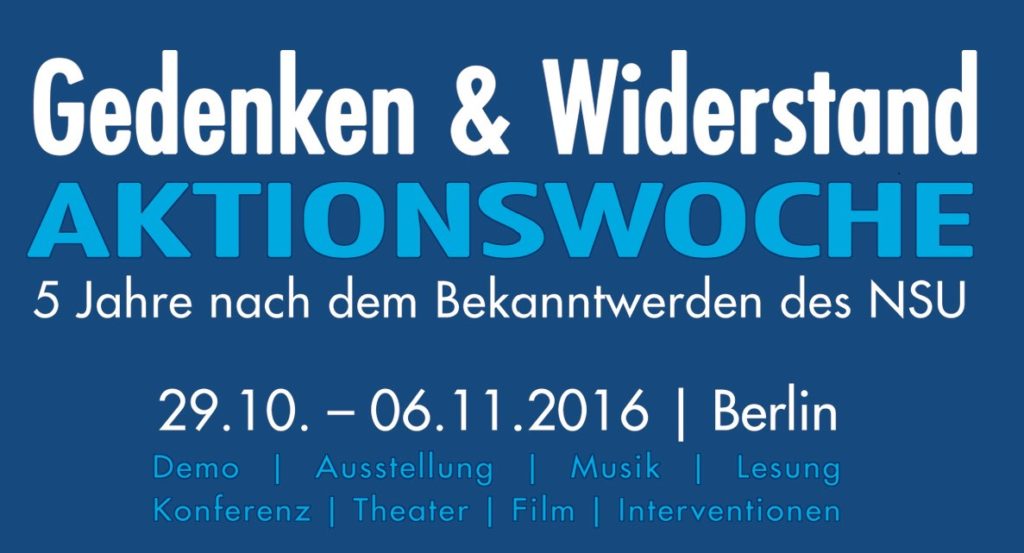 Aktionswoche “Gedenken & Widerstand”